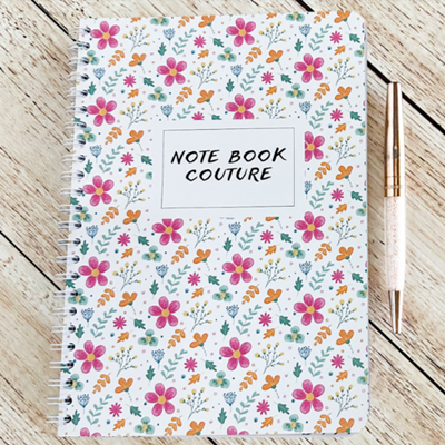 NoteBook Pink Flowers sp
