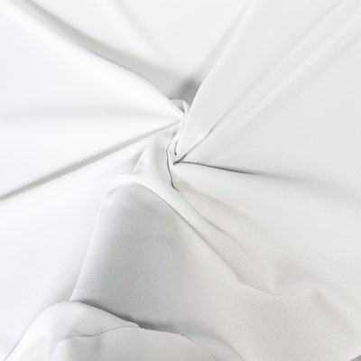 TISSU CRÊPE POLYESTER NAZARIO BLANC