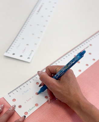 Buttonhole Ruler